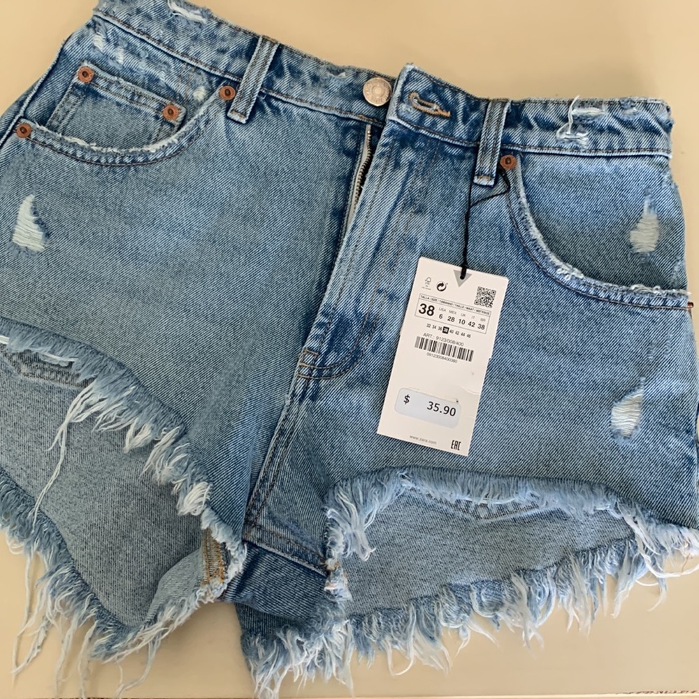 Zara jean shorts